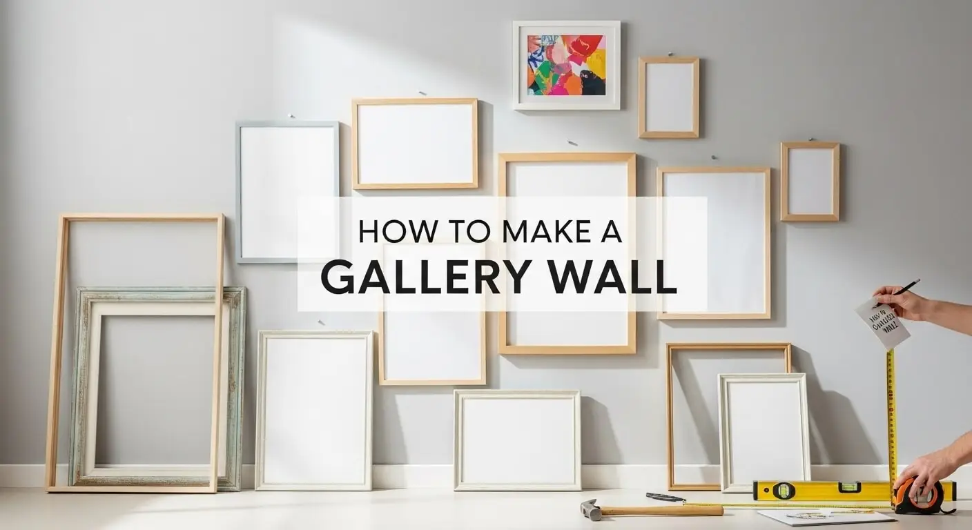 How to Make a Gallery Wall: Easy Planning & Hanging Tips