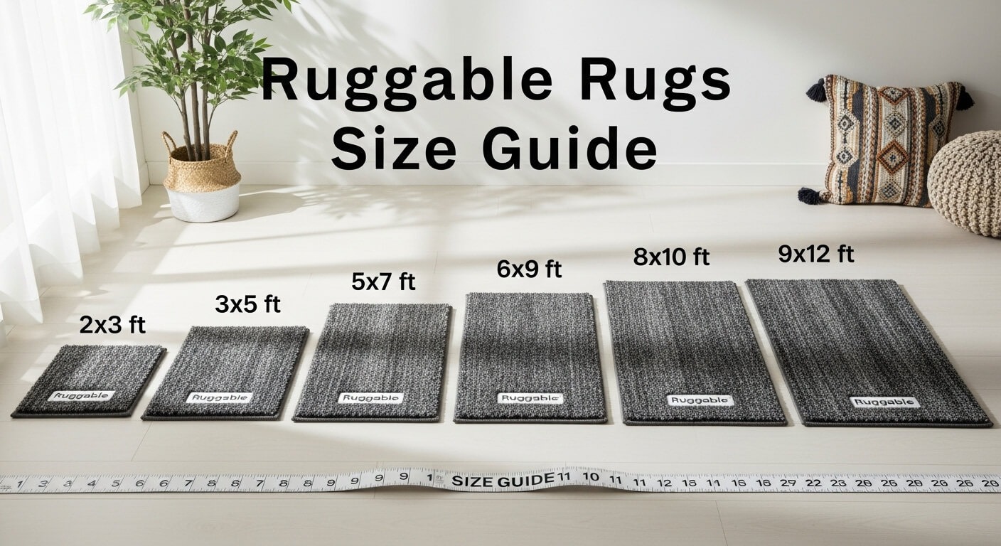Ruggable Rug Size Guide: Find the Perfect Fit for Your Living Room