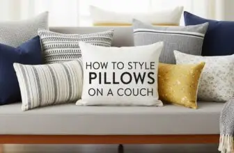 How to Arrange Throw Pillows on a Couch Like a Designer